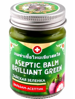 Тайская зелёнка Aseptic balm brilliant green