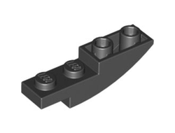 Slope, Curved 4 x 1 Inverted, Black (13547 / 6039869)