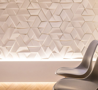 Гипсовая 3D панель "Поворот", вид 7