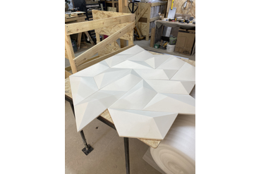 Раскладываем готовые панели и проверяем геометрию.