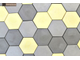 Форма для изготовления декоративного облицовочного камня Kamastone Соты плитка гексагон, полиуретановая