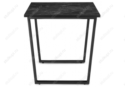 Стол Лота Лофт 120 25 мм креатель / черный матовый