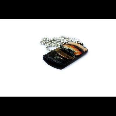 Заготовка акриловая «жетон», чёрная