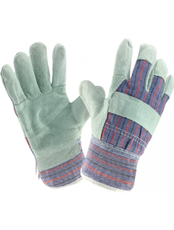 Перчатки спилковые комбинированные ДОКЕР