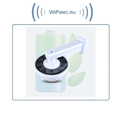 DE/SK6 Муляж уличной купольной видеокамеры + светильник. Встроенный аккумулятор + солнечная панель. + пульт управления.