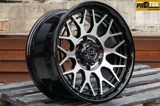 Комплект дисков R18 9,0J ET+0 6*139,7 FBX 181-8 Черный с полированными лучами (R633)