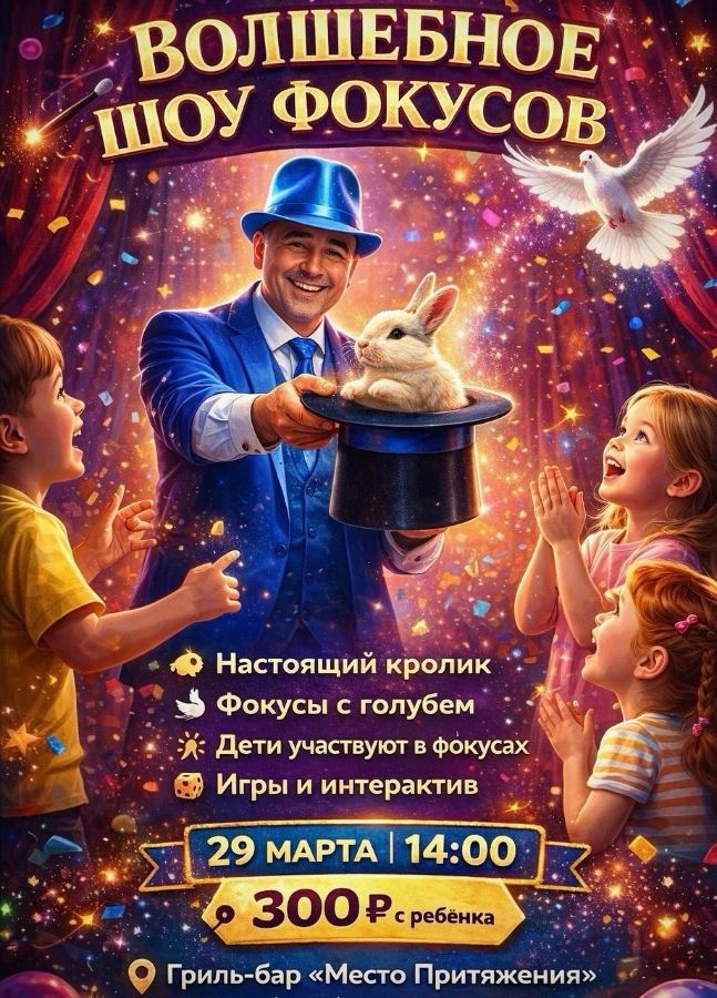 Анонс детские мероприятия