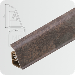 Плинтус для столешницы CEZAR BL44 104 Ферро бронза