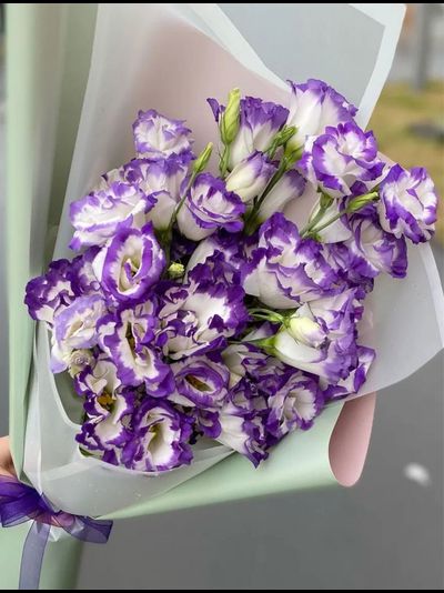 Букет махровых эустом (цвет на выбор)