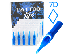 ПЛАСТИКОВЫЕ НАКОНЕЧНИКИ Diamond 7 BLUE (50 ШТ.)