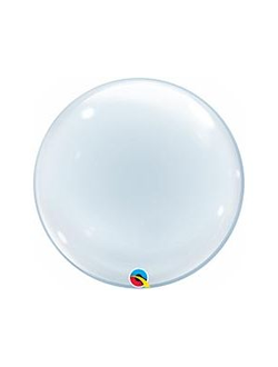 Сфера 20" BUBBLE DECO, Qualatex, Прозрачный