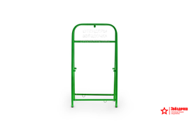 Рама штендера Прямоугольная, 1220х660, цвет зелёный/RAL 6029, в упаковке. Производство ООО "Звёздочка"