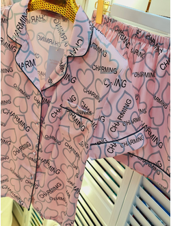 Домашняя одежда Виктория Сикрет "очаровательный" цвет розовый