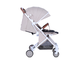 Коляска прогулочная Nuovita Giro Lux Beige, Bianco/Бежевый, Белый