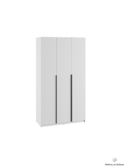 Бруно шкаф 1200 3-х ств (лдсп белый)