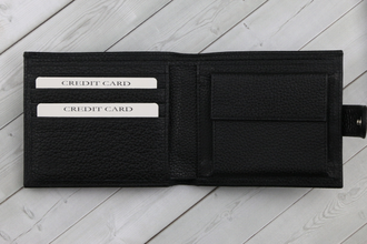 Портмоне QOPER Bifold black