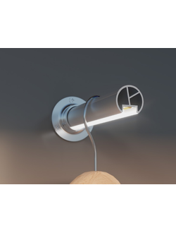 Круглая штанга с подсветкой REJS LUMINO LED