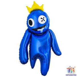 Шар фольга  Блю Blue Радужные друзья Синий монстр 112 см ( шар + гелий+ лента)