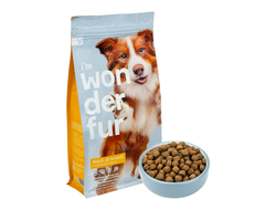 Wonderfur Adult All breeds Индейка/Рис для собак 800 гр