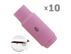 Сопло керамическое SR 17/18/26 стандартное №6 ф 9,5 мм, L=47 мм (уп. 10 шт.), БАРСВЕЛД