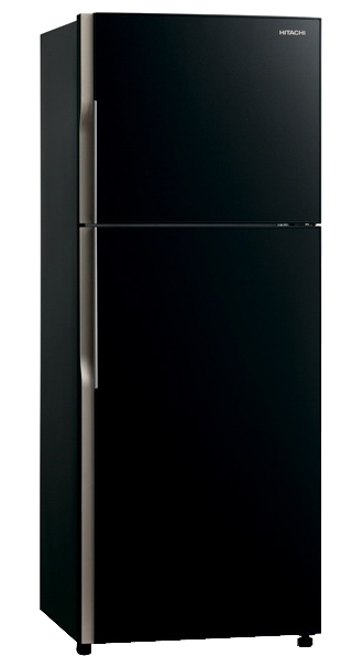 Холодильник Hitachi R-VG 472 PU8 GBK, черное стекло