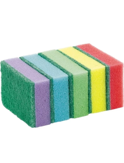 Губка для мытья посуды (5 шт.)