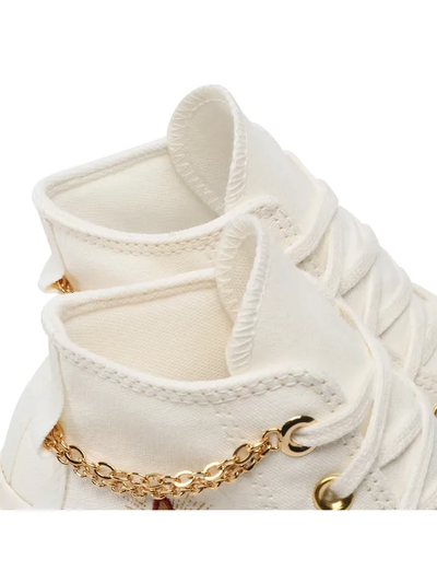 Белые с цепочкой Converse All Star Lift Valentines Day A04453C