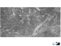 настенная керамическая плитка Laparet Crystal cерый 30х60 см под мрамор Arabescato Orobico Silver