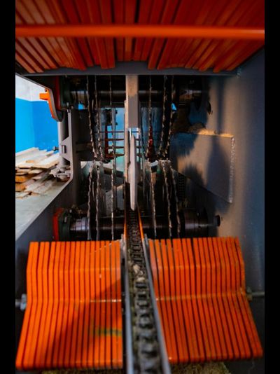 Промышленный брусовальный станок Триумф 16П480/Двухвальный  бревнопильный станок «Триумф-СБЦ480», от