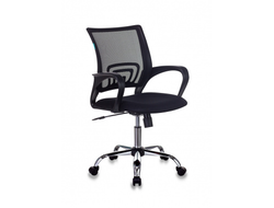 Кресло Бюрократ CH-695NSL черный TW-01 сиденье черный TW-11 крестовина металл хром