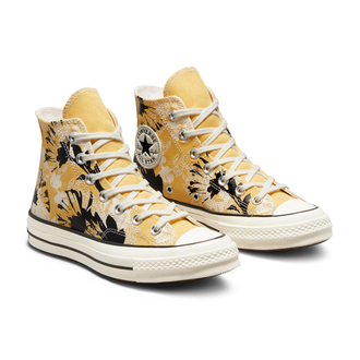 Кеды Converse Chuck 70 Hybrid Floral High Top желтые