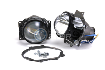 Комплект Hella R New с рамками для замены штатных ксеноновых / галогенных линз автомобиля Mitsubishi Pajero 4 (2006 - 2014)