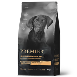 PREMIER (Премьер) сухой корм для юниоров средних и крупных пород, Индейка 1 кг