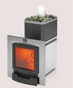 Печь для бани Русь-12 ЛНЗП Профи Панорама