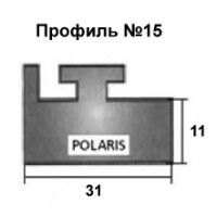 Склиза черная GARLAND 15-57.00-0-02-01 профиль: 15 (145 см) для снегоходов Polaris Widetrak LX 5521452, 5521104, 5521127, 5521321, 5521405