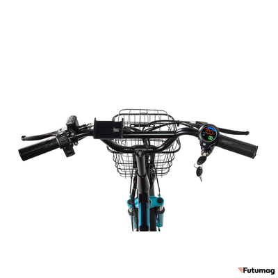 Электровелосипед Minako V.8 Pro синий