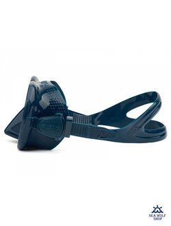 Маска для дайвинга Sargan "СТАЛКЕР ПРО" синий силикон