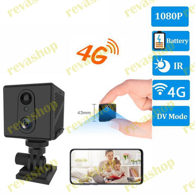 Мини-камера видеонаблюдения 4G 3000 мАч 3 Мп 1080P Full-HD с функцией ночного видения