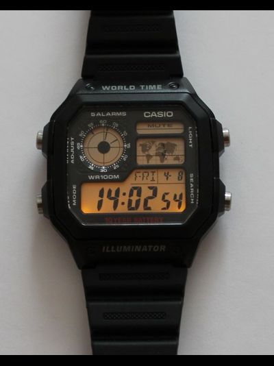 Часы Casio AE-1200WH-1A