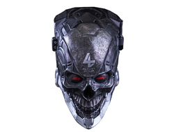 Голова (скульпт) Кибер-череп с LED-подсветкой - 1/6 GHOST FOUR (GS-001) -  Military Empire