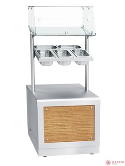 Прилавок для столовых приборов и подносов Abat ПСПХ-70Х