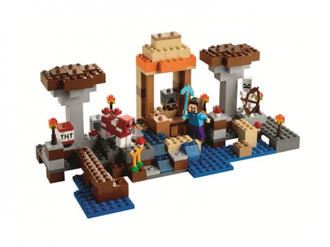 Один из Рекомендуемых Вариантов Сборки Конструктора Lego # 21116 «Креативный Набор ― Верстак»