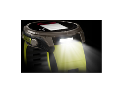 Умные часы Garmin Fenix 8 - 51 мм Solar, Sapphire титановый серый с желтым ремешком (010-02907-21)