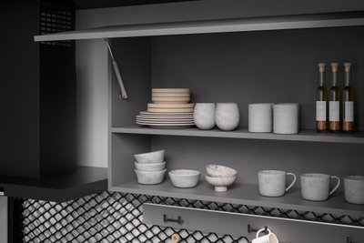 Энни 1,0 м кухонный гарнитур Графит серый