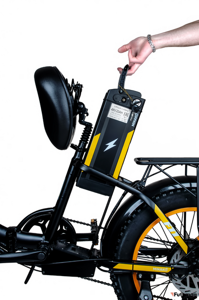 Электровелосипед Minako F11 PRO 20 (жёлтый)