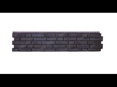 Фасадная панель "Демидовский кирпич", цвет уголь | ЯФасад