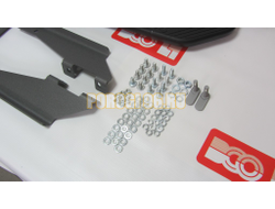 Пороги подножки "Luxe Black" 1450 мм для Lada NIVA I TRAVEL 2020-