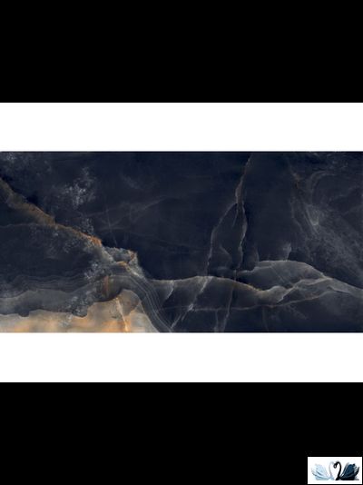 Керамогранит Interstellar black 80х160 см черный полированный под мрамор купить в магазине Marysя
