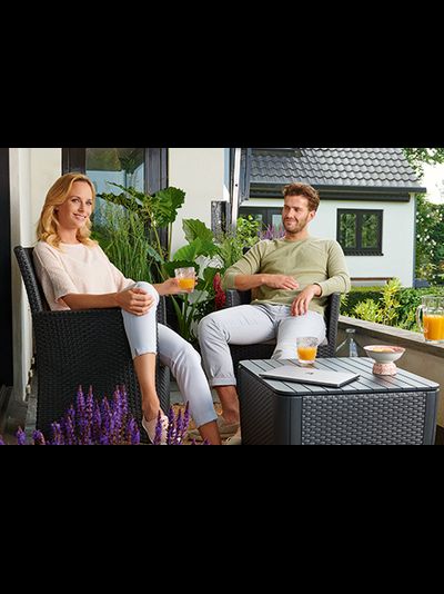 Стол-сундук Лузон Плюс графит