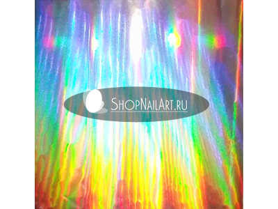 Фольга переводная "Серебро голография"